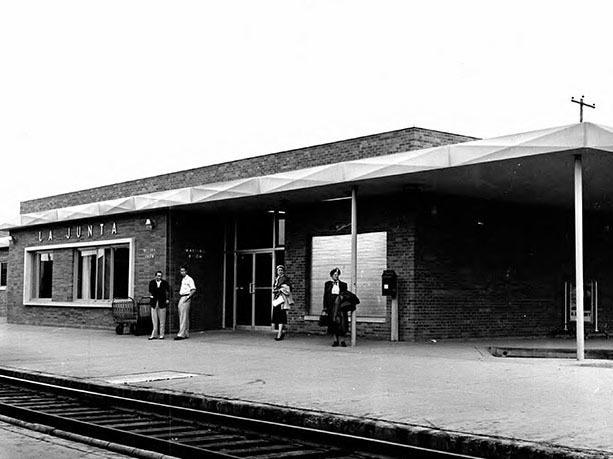 The station built in the 1950s 